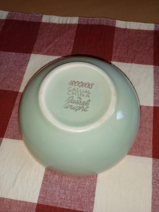 Russell Wright Other - Casual China 'Pastel Bright' Mint Glazed Bowl. Russell Wright Iroquois